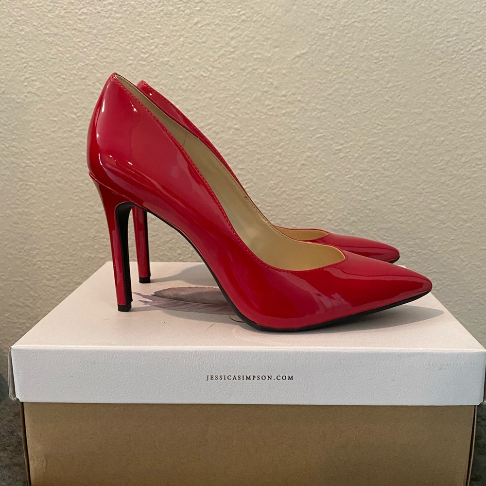 Red stilettos